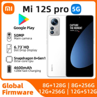 Used Xiaomi 12S Pro Snapdragon 8+ Gen 1 Android 5G Unlocked 6.73 inch All Colours in Good Condition Original used phone