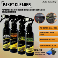 Paket Cleaner - Pembersih Kaca Mobil - Interior Cleaner - Pembersih Jamur Body Mobil