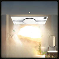 Integrated ceiling gypsum board ceiling bathroom air heater bath heater exhaust fan voice 100