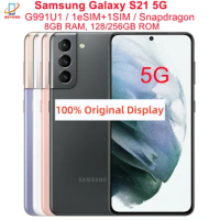 Samsung Galaxy S21 5G G991U1 6.2" ROM 128/256GB RAM 8GB Snapdragon NFC Octa Core Original Android Cell Phone