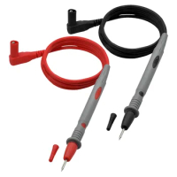 1 Pair Universal Probe Test Leads Pin for Digital Multimeter Needle Tip Meter Multi Meter Tester Lead Probe Wire Pen Cable 20A