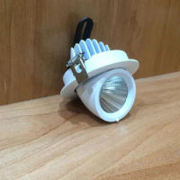 Ondenn Adjustable 15W COB LED Downlights LED Recessed Ceiling Lamps AC85-265V Clothes Shoe Store Commerical Supermarket