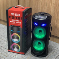 30W Wireless Column Big Power Stereo Portable Bluetooth Speaker Subwoofer Bass Party Speakers with Microphone Family Karaoke USB