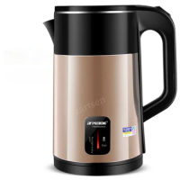 Travel Electric Kettle Boiling Teapot Cup Heater Portable Stainless Steel 3L Hot Water Quick Heating Pot Boiler