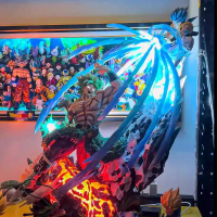 Jt Studio Model Resin Dragon Ball Broly Bertembak Goku Saiz 50 cm 30 cm Patung Broly vs Goku bersaiz