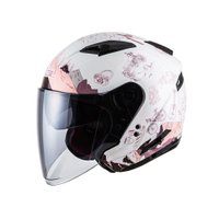 【SOL Helmets】SO-7E開放式安全帽 (探險者_白/粉) ｜ SOL安全帽官方商城