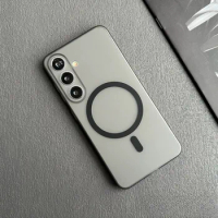 Slim Matte Magsafe Case for Samsung S24 S23 Ultra S20 FE S22 Plus Transparent 0.3mm Ultra Thin PP Cover for Galaxy S24 Plus Capa