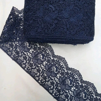 RENDA BORDIR/JIPER LEBAR 10CM COCOK UNTUK PINGGIRAN/AKSESORIS PAKAIAN