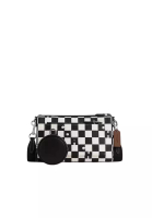 Coach Coach Holden Crossbody Bag With Checkerboard Print In Black Chalk CR208