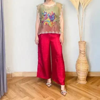 Lausboutique-Outer Alicia-Motif Lagosi-Outer Organza Bordir Ethnic Lagosi mint