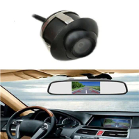 4.3"LCD Reversing camera 360 degree universal adjustable car camera HD rear view reversing image reversing parking system 7"LCD