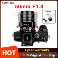 7artisans 7 artisans 50mm F1.4 Tilt-Shift APS-C Lens 2-in-1 Multi-function for Sony E Fuji X M4/3 Mount Camera
