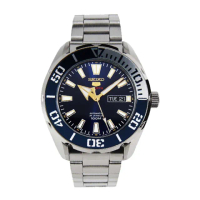 【SEIKO 精工】日製潛水機械男錶 不鏽鋼錶帶 深海藍X銀 防水100米(SRPC51J1)
