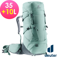 Deuter AIRCONTACT CORE 登山健行背包 35+10SL/底部睡袋夾層_翡翠綠
