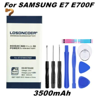 LOSONCOER 3500mAh EB-BE700ABE Good Quality Battery For Samsung Galaxy E7 SM-E7000 SM-E700F/D E700F E700D E7009 Phone Battery