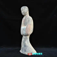 Antique Chinease Han Dynasty pottery character statue /sculpture,Handicrafts,best collection&amp;adornment, Free shipping