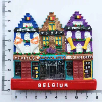 resin refrigerator sticker European Belgium Street View