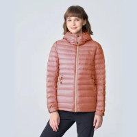 【Wildland 荒野】女 700FP可拆帽輕暖羽絨外套.夾克.雪衣/防風防潑水(0B22101-201 雲朵粉)