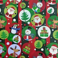 KERTAS KADO NATAL SANSAN WAWA JUMBO SANTA ROUND