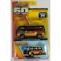 Matchbox Glove Travelers VOLKSWAGEN T2 BUS 60Th Anniversary 1/64 Metal Diecast Toy Vehicles