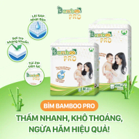 COMBO giá tốt - Bỉm/Tả Bamboo Pro Cao Cấp Chính Hãng - Đầy đủ size - kèm quà tặng hấp dẫn