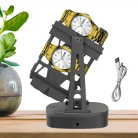 1Self Winding Watch Rack Portable Automatic Watch Winder Quiet Watch Shaker Wristwatch Winder Rack Watch Case Rotating Display