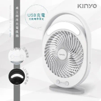 【KINYO】USB桌立兩用充電風扇(UF-890)