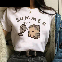 New store openingFunny Cute Aesthetic Y2k Cute Cat T Shirt Women Graphic Ulzzang T-shirt 90s Harajuk