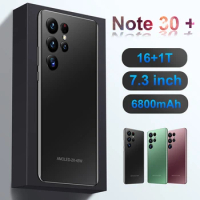Note 30+ Global Version Smart Cellphone Android 12 Smartphone 16+1TB 7.3Inch Mobile Phone 48+72MP HD Camera Smart Phone