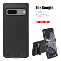 Powerbank Cover for Google Pixel 7 Battery Cases 10000mAh External Battery Power Bank Cover For Google Pixel 7 Pro Charging Case