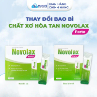 Ống uống giảm táo bón Novocare Novolax bổ sung chất xơ, hỗ trợ nhuận tràng, cải thiện tiêu hóa