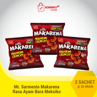 Mr Sarmento Makarena Rasa Ayam Bara 20 g 3 sachet Makaroni Pedas