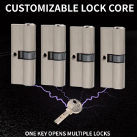 70 100mm all copper silver lock core master key double opening lock core indoor household lock