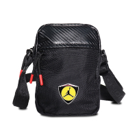 Nike 斜背包 Ferrari Shoulder Bag 喬丹 飛人 法拉利 外出 輕便 小包 黑 黃 JD2213003GS-001