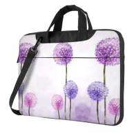 Beautiful Dandelion Laptop Bag Sleeve Purple Waterproof Notebook Pouch 13 14 15 Fashion For Macbook Air Acer Dell Computer Bag