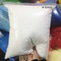 250g White Foam Balls Bag Filler Bed Sleeping Pillow Bean Bags Chair Sofa Beds Filler Styrofoam Ball 2-3.5mm/4-6mm/6-8mm
