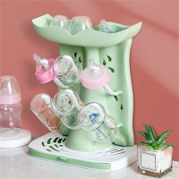 Baby Bottle Drying System with Bottom Tray Innovative Baby Bottle Drying Rack Bottle Drying Rack for Water Collection