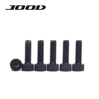 Bicycle Handle Screw Titanium Alloy Bolt M5×16 mm MTB Highway Bicycle Pole Stand Pipe Hexagonal Bolt Bicycle Accessories 6pcs