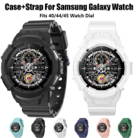 Soft Fashion Cover For Samsung Galaxy Watch 5 40mm 44mm Silicone Protector Case Strap For Samsung Watch 5 Pro 45mm Bumper