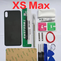 Big Hole Original For iPhone X XS Max Back Glass Battery Cover Rear Door Housing Case Replace For iPhone X XS Max Battery cover