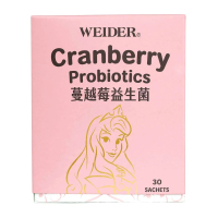WEIDER 威德 迪士尼 蔓越莓益生菌30包/盒(Cran-Max蔓越莓-34倍高濃縮+專利菌株)