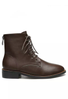 Twenty Eight Shoes 仿皮綁帶馬丁靴 TE2045-1