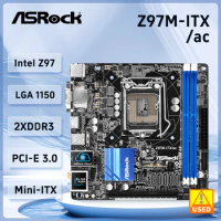 ASRock Z97M-ITX/ac Motherboard 1150 Intel Z97 DDR3 16G PCIe 3.0 Supports 5th Gen Core cpu USB 3.1 SATA Mini-ITX Motherboard
