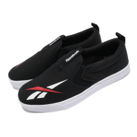 Reebok 休閒鞋 Royal VULC Slip On 男女鞋 基本款 舒適 套腳 輕便 情侶穿搭 黑 白 FX3416