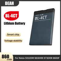 3.7V 860mAh BL-4CT BL 4CT BL4CT Li-Ion Rechargeable Battery For Nokia 5630 5300XM 6730C 7212C 7210C 7310C 7230 X3-00 2720F 6702S