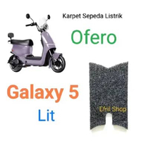 Karpet Sepeda Listrik Ofero Galaxy 5 Lithium Hitam
