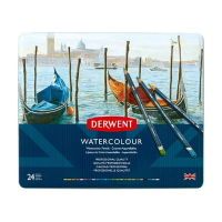 Derwent 達爾文 watercolor aquatone 水溶性24C色鉛筆*0700304