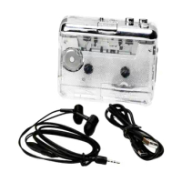 USB Music Cassette Player, USB Cassette MP3 Converter Convert Walkman Cassette MP3 CD for Laptop PC Travel for Vista