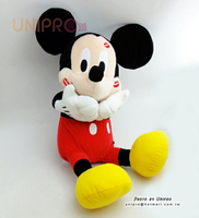 【UNIPRO】日貨 迪士尼正版 唇印 KISS 米奇 絨毛娃娃 玩偶 禮物 布偶 情人節禮物 日本景品