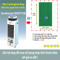 Tấm làm mát quạt hơi nước Sunhouse SHD7718  (Tấm sóng nhỏ 4mm)